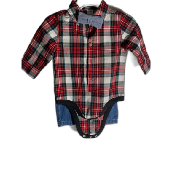 Old Navy Bundle 2 Piece Shirt/Pants & 2 Button Up/Down 0/6 Months - Picture 2 of 15